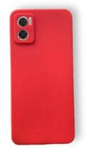Capa Capinha Case Motorola Moto E22 Silicone Aveludada com proteção de câmera - CC