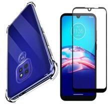 Capa Capinha Case Motorola Moto E7 Plus + Pelicula 3d Capa Capinha Case Motorola Moto E7 Plus + Pelicula 3d