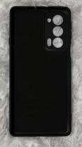 Capa Capinha Case Motorola Moto EDGE 20 Silicone Aveludada Protege Câmera Colorida Anti Impacto - CC