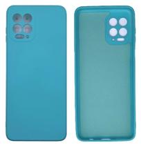 Capa Capinha Case Motorola Moto G100 Silicone Aveludada Protege Câmera Colorida Anti Impacto