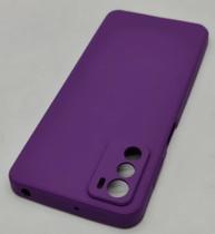 Capa Capinha Case Motorola Moto G42 Motorola Silicone Aveludada com proteção de câmera - CC