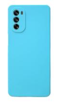 Capa Capinha Case Motorola Moto G62 Aveludado com proteção de câmera