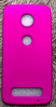 Capa Capinha Case Motorola Moto Z2 Play Silicone Aveludada Protege Câmera Colorida Anti Impacto