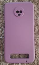 Capa Capinha Case Motorola Moto Z3 Play Aveludado com proteção de câmera