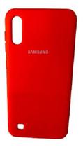 Capa Capinha Case P/ Samsung A10/ M10 Silicone Aveludada Vermelha