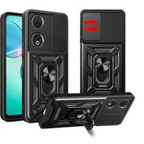 Capa Capinha Case para Honor X7b - Protetora Resistente Anti Impacto Queda Armadura Militar Cor:Preto