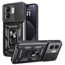 Capa Capinha Case para Infinix Hot 50i - Protetora Resistente Anti Impacto Queda Armadura Militar Cor:Preto Capa Capinha Case para Infinix Hot 50i - Protetora Resistente Anti Impacto Queda Armadura Militar Cor:Preto