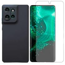 Capa Capinha Case Para Moto Edge 50 5G + Pelicula Hidrogel