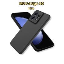 Capa capinha Case para Moto Edge 50 Pro com interior aveludado e proteção de câmera - LXL