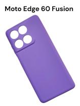 Capa capinha Case para Motorola Moto Edge 60 e Moto Edge 60 Fusion com interior aveludado