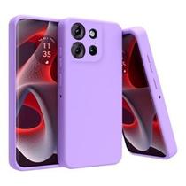 Capa capinha Case para Motorola Moto G75 5G com interior aveludado + película de vidro 3D