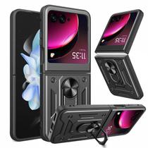 Capa Capinha Case para Motorola Moto Razr 50 - Protetora Resistente Anti Impacto Queda Armadura Militar Cor:Preto