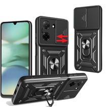 Capa Capinha Case para Poco C71 4G - Protetora Resistente Anti Impacto Queda Armadura Militar Cor:Preto