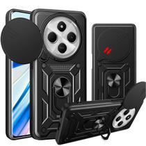 Capa Capinha Case para Poco C75 - Protetora Resistente Anti Impacto Queda Armadura Militar Cor:Preto