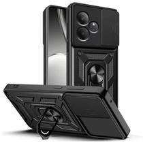 Capa Capinha Case para Realme GT6 - Protetora Resistente Anti Impacto Queda Armadura Militar Cor:Preto