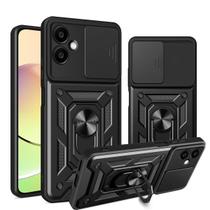 Capa Capinha Case para Samsung Galaxy A06 - Protetora Resistente Anti Impacto Queda Armadura Militar Cor:Preto