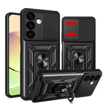 Capa Capinha Case para Samsung Galaxy S24 Fe - Protetora Resistente Anti Impacto Queda Armadura Militar Cor:Preto - Chroma Tech
