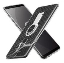 Capa Capinha Case Para Samsung S9 Finger Ring Transparente - X-level