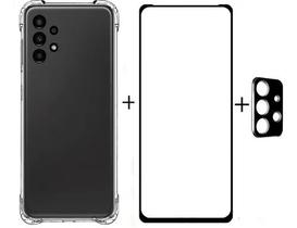 Capa Capinha Case + Pelicula 3d 9d + Câmera Para Galaxy A73