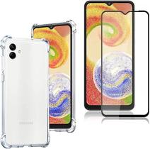 Capa Capinha Case + Película 3d Compatível Com Samsung Galaxy A04/ A04S/ A04e