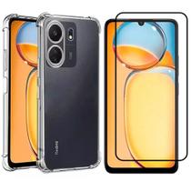 Capa Capinha Case + Película 3d Compatível Xiaomi Redmi 13c 6.4