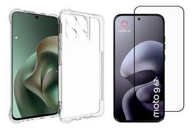 Capa Capinha Case + Película 3d Para Motorola Moto G67