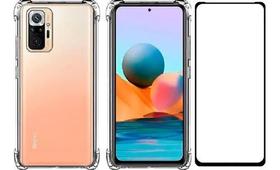 Capa Capinha Case + Pelicula 3d Para Redmi Note 10 Pro / Max