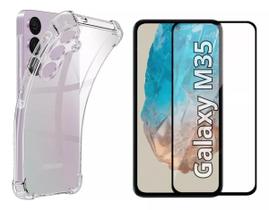Capa Capinha Case + Película 3D Para Samsung Galaxy M35 6.6 Capa Capinha Case + Película 3D Para Samsung Galaxy M35 6.6