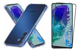 Capa Capinha Case + Película 3d Para Samsung Galaxy M55 6.7 Capa Capinha Case + Película 3d Para Samsung Galaxy M55 6.7