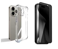 Capa Capinha Case + Pelicula Anti Espiã para Iphone 16 Pro Capa Capinha Case + Pelicula Anti Espiã para Iphone 16 Pro