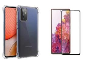 Capa Capinha Case + Película Vidro 3d Para Galaxy S20 Fe
