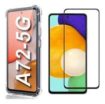 Capa Capinha Case + Película Vidro 3d Samsung Galaxy A72 6.7