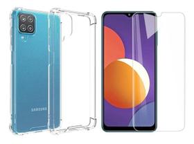 Capa Capinha Case + Pelicula Vidro 9h Samsung Galaxy M12 6.5