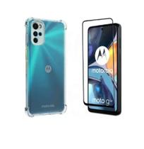 Capa capinha case premium anti impacto + pelicula de vidro 3d motorola moto g22 Capa capinha case premium anti impacto + pelicula de vidro 3d motorola moto g22