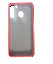 Capa Capinha Case Premium Borda Vermelha Samsung Galaxy A21 - Ming Case