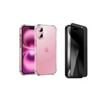 Capa Capinha Case Premium + Pelicula Privacidade Iphone 16 Plus