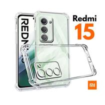 Capa Capinha Case Premium Proteção Anti Impacto Para Xiaomi Redmi 15 Pelicula Tela Toda