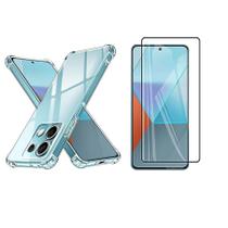 Capa Capinha Case Proteção Anti Shock + Pelicula vidro 3D Redmi Note 13 Pro 5g