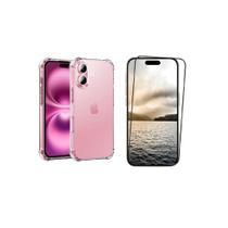 Capa Capinha Case Proteção + Pelicula vidro 3d Iphone 16 Plus Capa Capinha Case Proteção + Pelicula vidro 3d Iphone 16 Plus