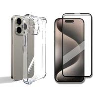 Capa Capinha Case Proteção + Pelicula vidro 3d Iphone 16 Pro Max Capa Capinha Case Proteção + Pelicula vidro 3d Iphone 16 Pro Max