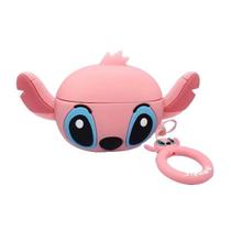 Capa Capinha Case protetora De Silicone Angel Pink Stitch Compatível AirPods Pro