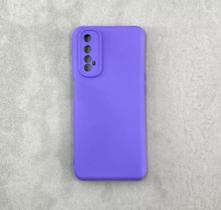 Capa Capinha Case Realme 7 Silicone Aveludada Protege Câmera Colorida Anti Impacto