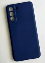 Capa Capinha Case S21 FE da Samsung Galaxy Silicone Aveludado Proteção de Câmera Colorida