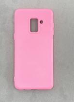 Capa Capinha Case Samsung A8 (2018) / A5 (2018) Silicone Aveludada Colorida Capinha Anti Impacto