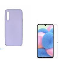 Capa Capinha case samsung galaxy A50 /A30S silicone emborrachada + Pelicula De Vidro Temperado