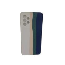 Capa capinha case Samsung Galaxy A72 aveludada arco íris Capa capinha case Samsung Galaxy A72 aveludada arco íris