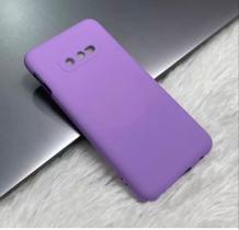 Capa Capinha Case Samsung Galaxy S10/S10E/S10+ Plus Silicone Aveludado Protetora Colorido