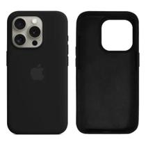 Capa Capinha Case Silicone Aveludada Câmera aberto Compatível para iPhone 13 Pro