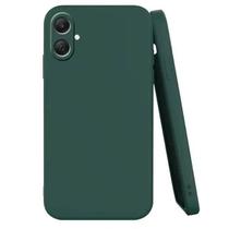 Capa Capinha Case Silicone Aveludada Para Galaxy A06 4G Verde
