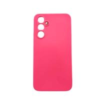 Capa Capinha Case Silicone Aveludado Feminina Pink Para Samsung Galaxy A54 5g